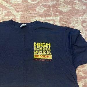 Vintage High School Musical tour crew shirt